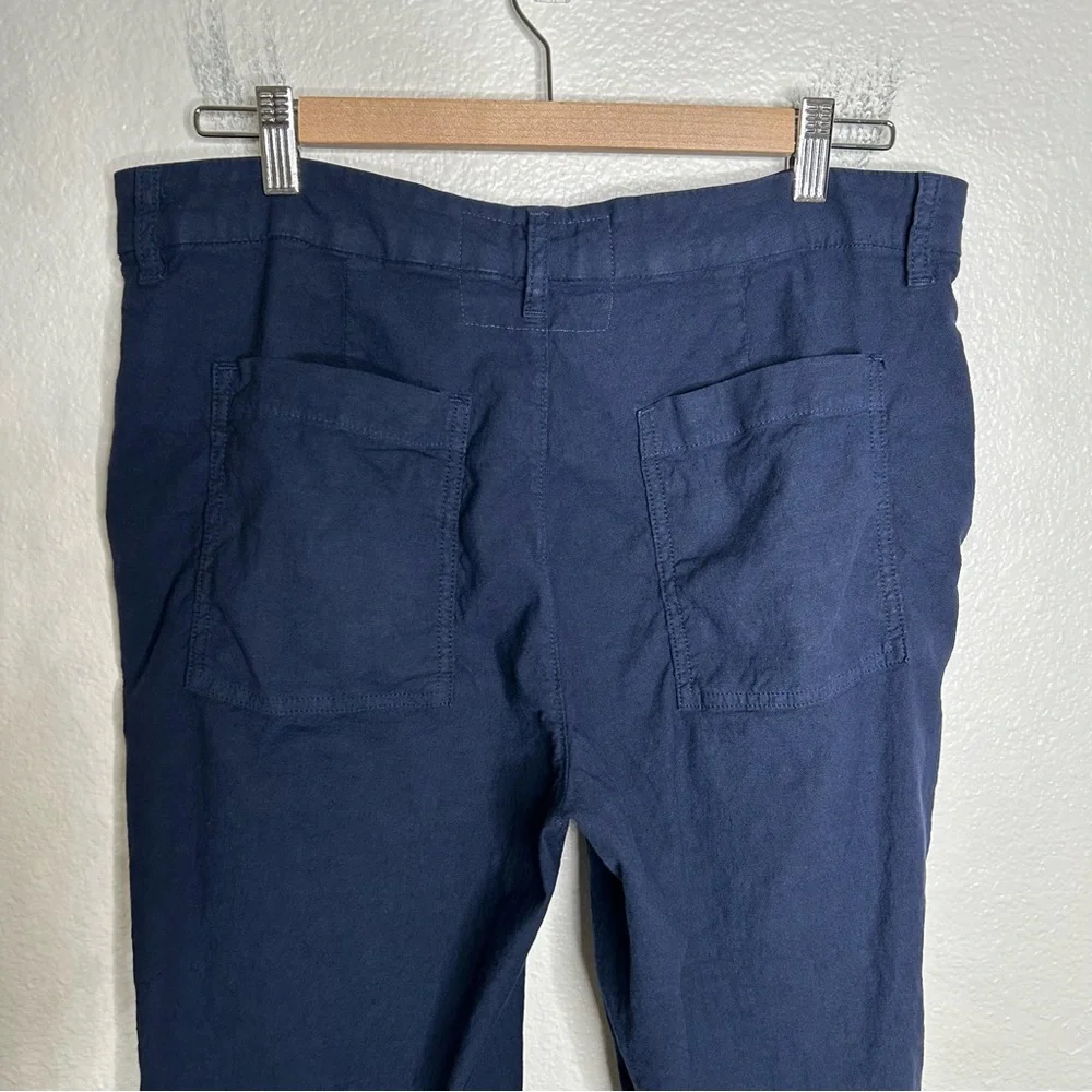 Frank & Eileen Jameson Utility Jogger Italian Performance Linen blue 10